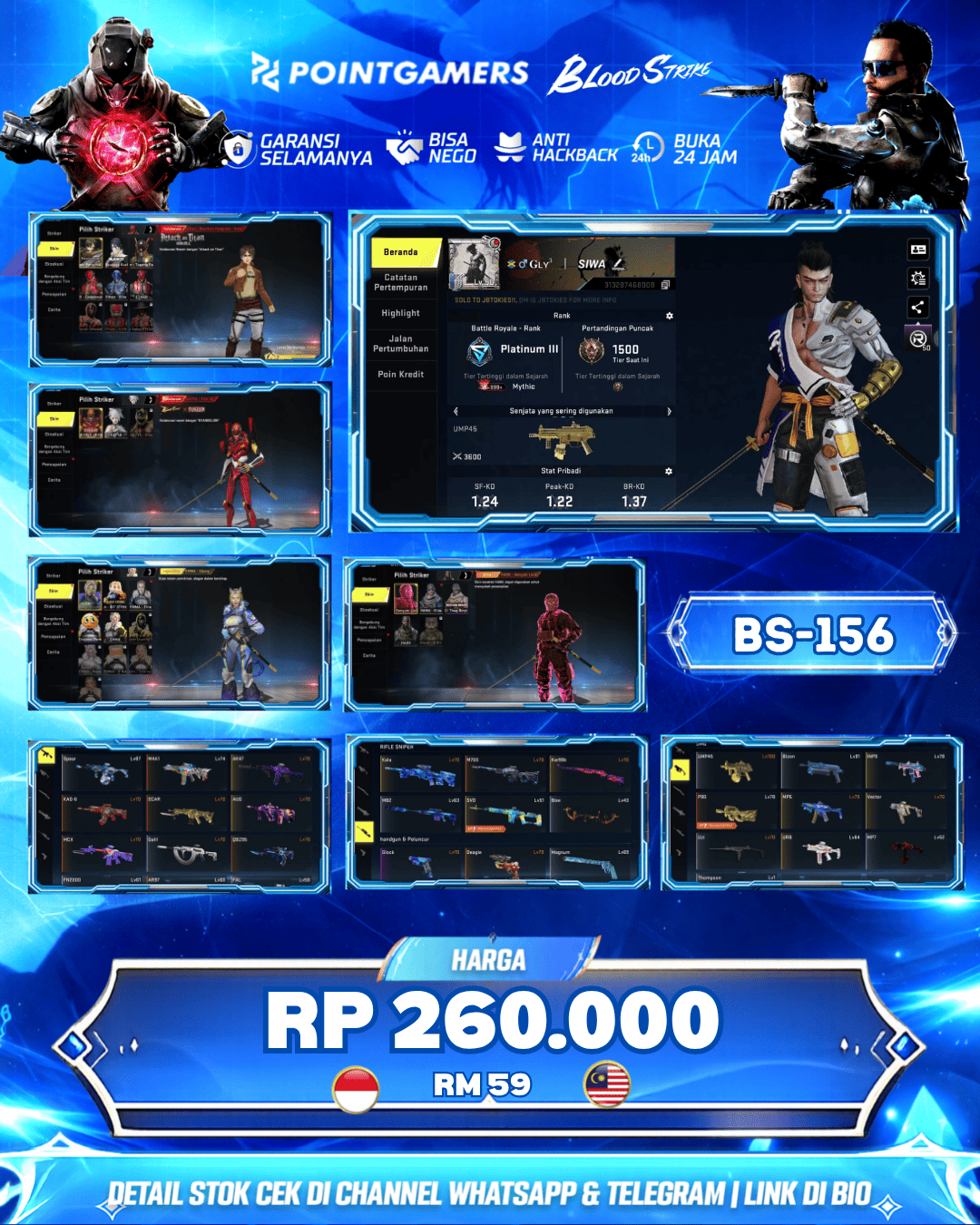 BS0004 - MELEE KATANA RONIN, 6+ ULTRA UP TO LVL 3